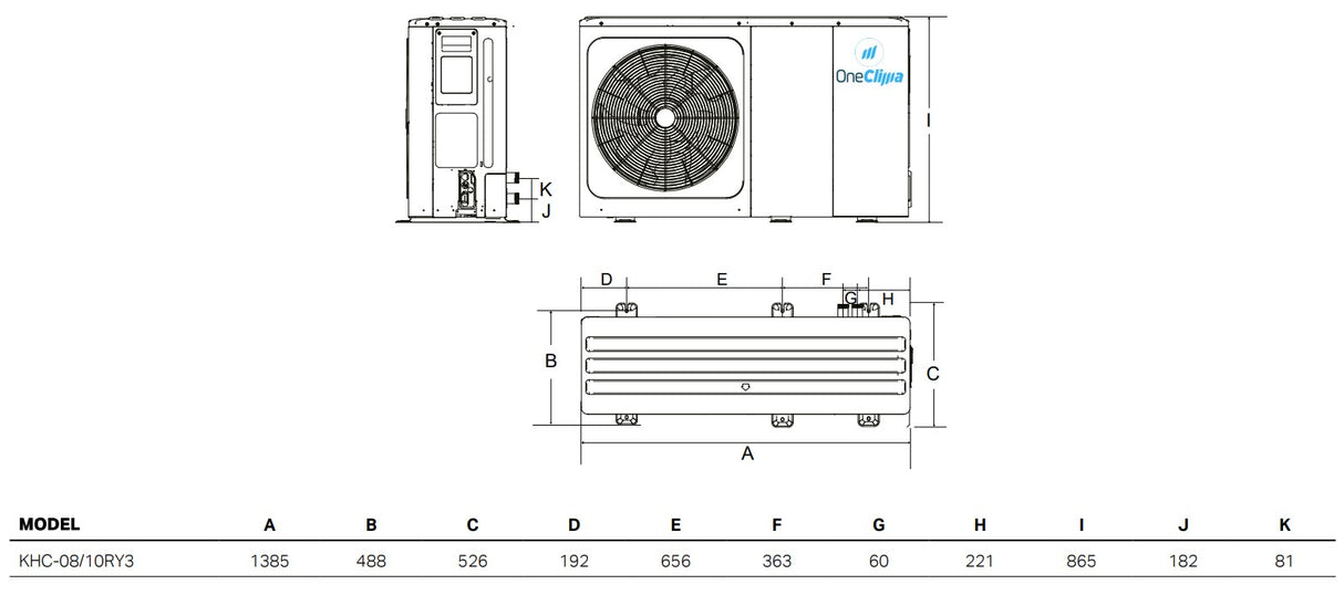 immagine-3-oneclima-pompa-di-calore-aria-acqua-monoblocco-inverter-oneclima-khc-08ry1-b-r-32-con-comando-incluso