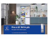 samsung frigorifero combinato samsung rb38c603dsa airspace ecoflex ai 390 litri classe d a203xl595xp658 all around cooling inox ean 8806094990096