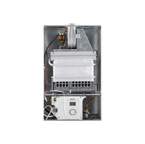 scaldabagno a gas baxi mod. acquaprojet_ blue 14 fi low nox completo di kit scarico fumi metano new 5634