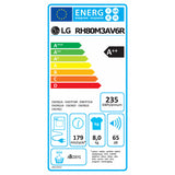 asciugatrice a pompa di calore lg rh80m3av6r 8kg eco hybrid classe a85xl60xp61 a++