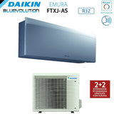 climatizzatore condizionatore daikin bluevolution inverter serie emura silver 15000 btu ftxj42as r 32 wi fi integrato classe a__ garanzia italiana novita