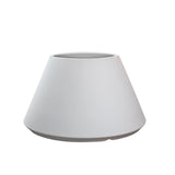 divina garden vaso in resina da esterno interno per piante tondo conico design d 60x35h stromboli bianco ean 8056157808909