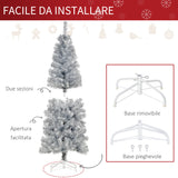 immagine-4-easycomfort-easycomfort-albero-di-natale-artificiale-alto-150cm-con-408-rami-albero-di-natale-slim-con-base-rimovibile-in-pet-e-acciaio-argento