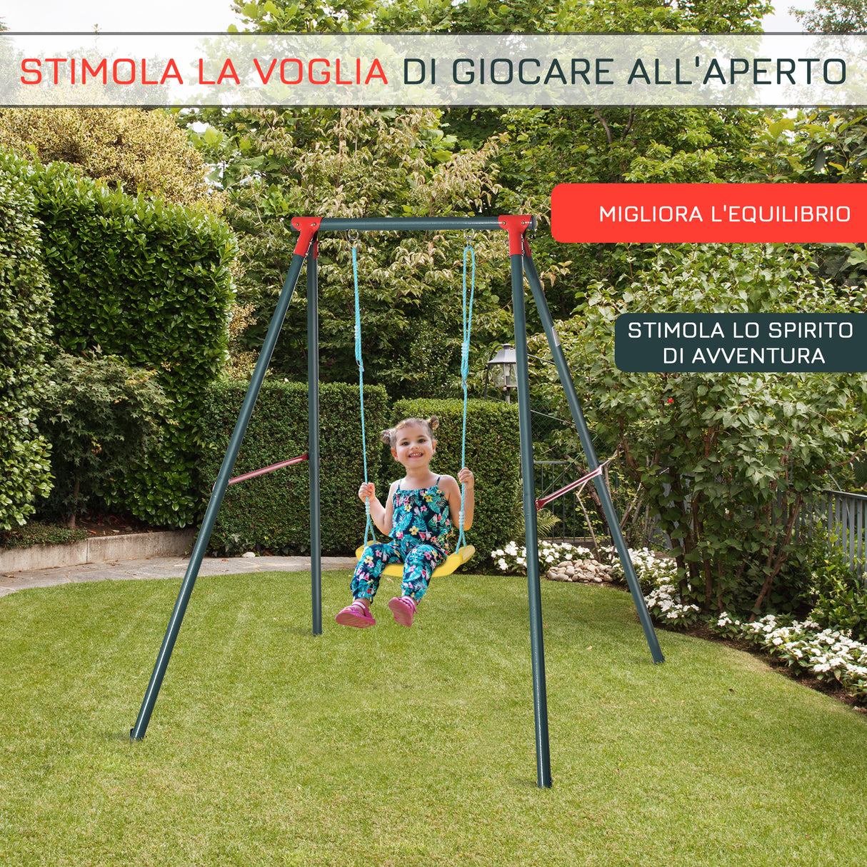 immagine-4-easycomfort-easycomfort-altalena-da-giardino-per-bambini-3-8-anni-con-altezza-regolabile-in-metallo-e-pe-155x160x180cm-multicolore