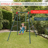 immagine-4-easycomfort-easycomfort-altalena-da-giardino-per-bambini-3-8-anni-con-altezza-regolabile-in-metallo-e-pe-155x160x180cm-multicolore