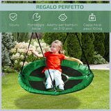 immagine-4-easycomfort-easycomfort-altalena-da-giardino-per-bambini-a-nido-verde-e-nero-diametro-100cm