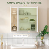 immagine-4-easycomfort-easycomfort-armadietto-specchiera-bagno-a-3-ante-con-mensole-regolabili-68x22x60cm-bianco