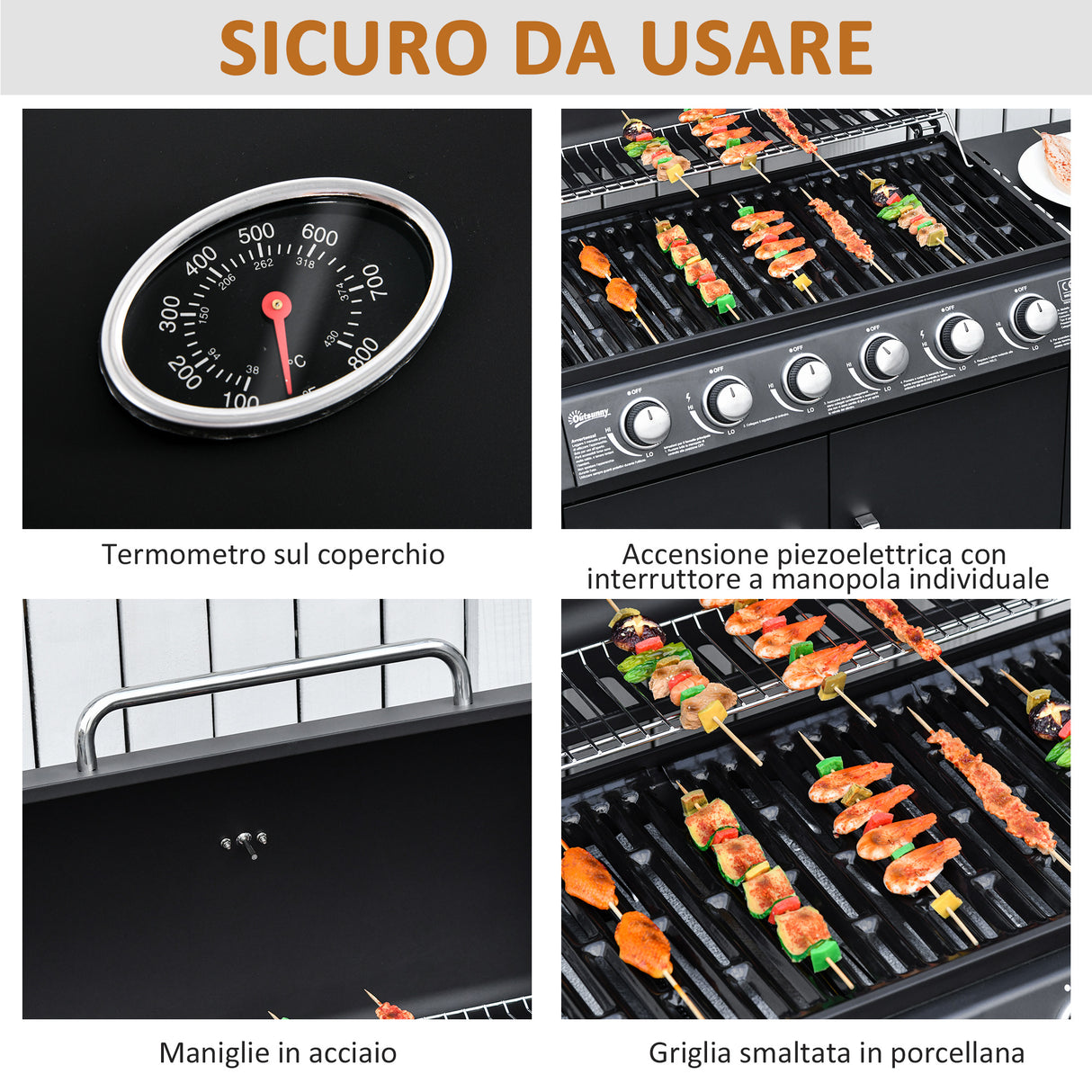 immagine-4-easycomfort-easycomfort-barbecue-a-gas-con-coperchio-7-bruciatori-da-20kw-fornello-laterale-e-2-ruote-135x50x100cm-nero