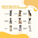 easycomfort easycomfort cancellino per cani pieghevole a 3 pannelli in legno e acciaio 154x30x80 cm bianco