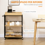 immagine-4-easycomfort-easycomfort-carrello-da-cucina-a-3-ripiani-con-vassoio-rimovibile-e-ruote-girevoli-72x40x94cm-legno-e-nero