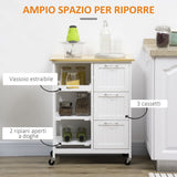 immagine-4-easycomfort-easycomfort-carrello-da-cucina-con-3-cassetti-2-ripiani-aperti-e-vassoio-rimovibile-in-mdf-e-legno-di-pino-67x37x87-cm