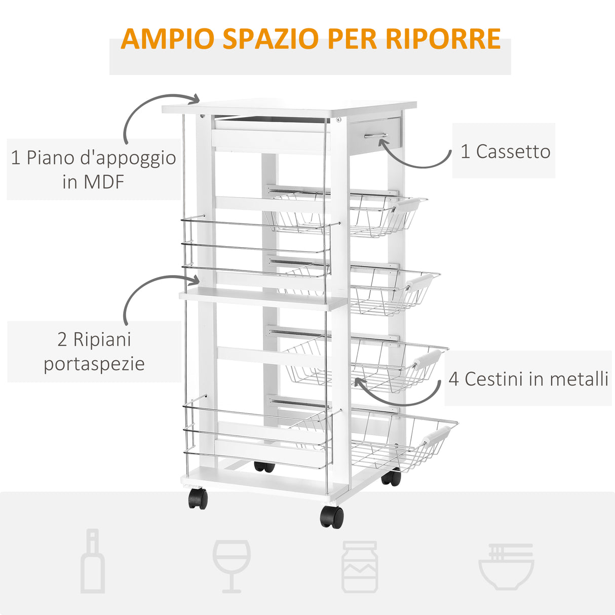 immagine-4-easycomfort-easycomfort-carrello-da-cucina-salvaspazio-in-legno-bianco-portavivande-con-1-piano-di-lavoro-1-cassetto-e-4-cestelli-metallici-47x37x83cm-ean-8054111844918