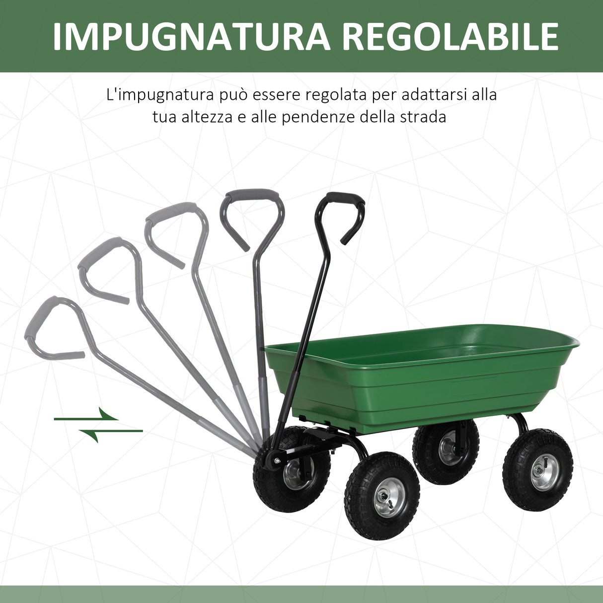 immagine-4-easycomfort-easycomfort-carrello-da-giardino-con-struttura-in-acciaio-e-pneumatici-108x52x100cm-verde