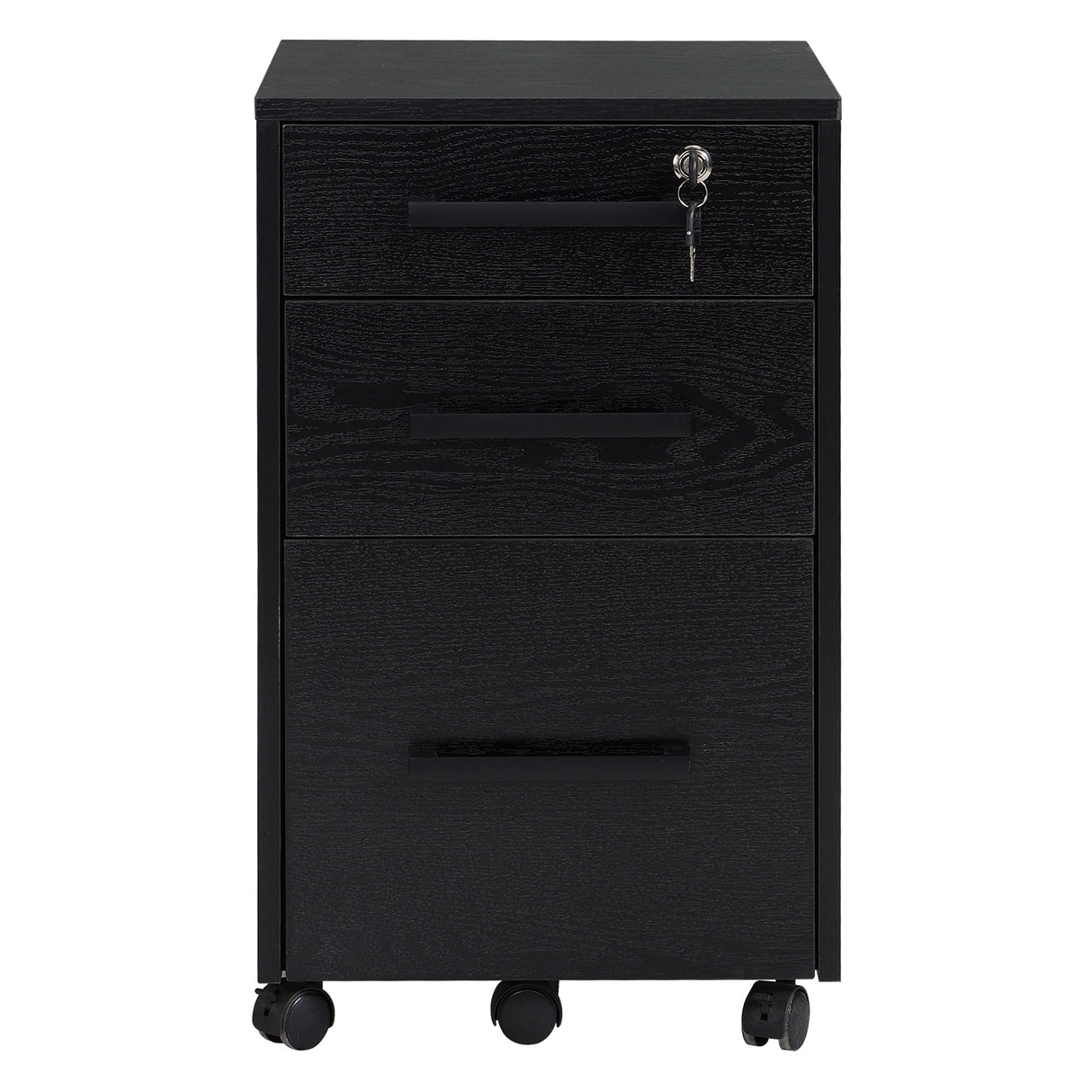 immagine-4-easycomfort-easycomfort-cassettiera-portadocumenti-da-ufficio-schedario-con-3-cassetti-e-serratura-in-legno-nero-39-2-x-40-x-65-4cm-ean-8054111849296