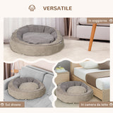 immagine-4-easycomfort-easycomfort-cuccia-per-cani-imbottita-con-cuscino-e-bordi-rialzati-rivestimento-in-tessuto-85x85x35cm-grigio