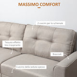 immagine-4-easycomfort-easycomfort-divano-3-posti-con-rivestimento-in-tessuto-effetto-lino-divano-moderno-imbottito-con-6-gambe-in-legno-e-braccioli-beige