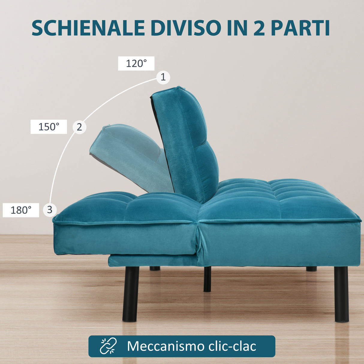 immagine-4-easycomfort-easycomfort-divano-letto-3-posti-con-schienale-reclinabile-in-velluto-verde-legno-e-acciaio