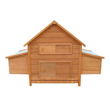 easycomfort easycomfort gabbia per galline in legno con tetto impermeabile pollaio prefabbricato da esterno 160x98 5x107cm