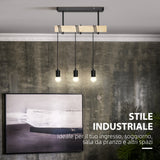 immagine-4-easycomfort-easycomfort-lampadario-a-sospensione-stile-industriale-con-3-lampadine-in-legno-e-metallo-50x8x33cm-nero