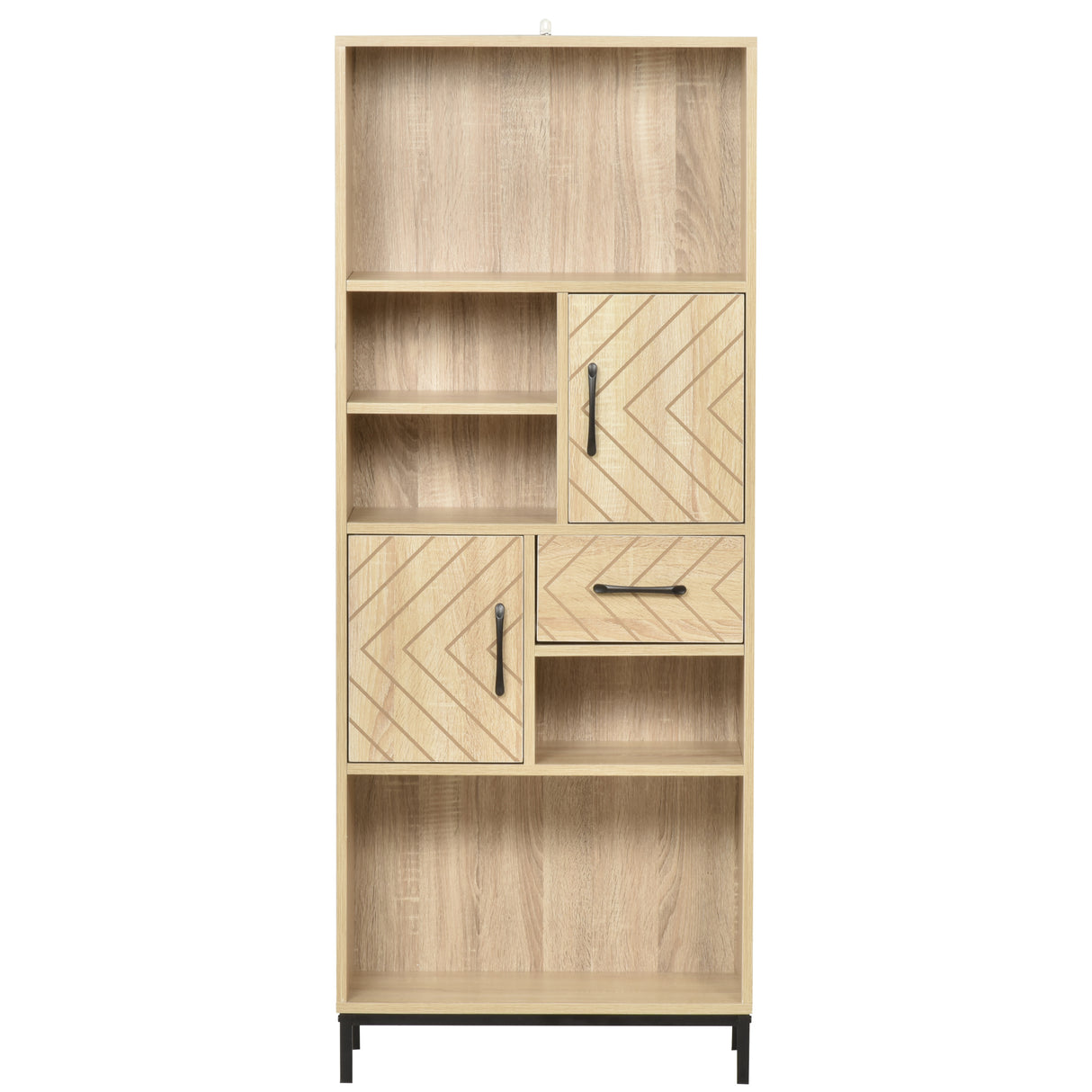 immagine-4-easycomfort-easycomfort-libreria-da-parete-con-ante-e-cassetti-in-legno-60-x-30-x-150cm-ean-8054144132051