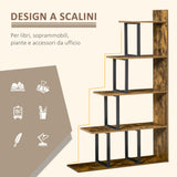 immagine-4-easycomfort-easycomfort-libreria-stile-industriale-5-livelli-102-x-30-x-160-cm-ean-8054111844178