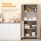 immagine-4-easycomfort-easycomfort-mobile-cucina-a-4-ante-con-mensole-regolabili-e-base-rialzata-in-legno-80x40x182cm