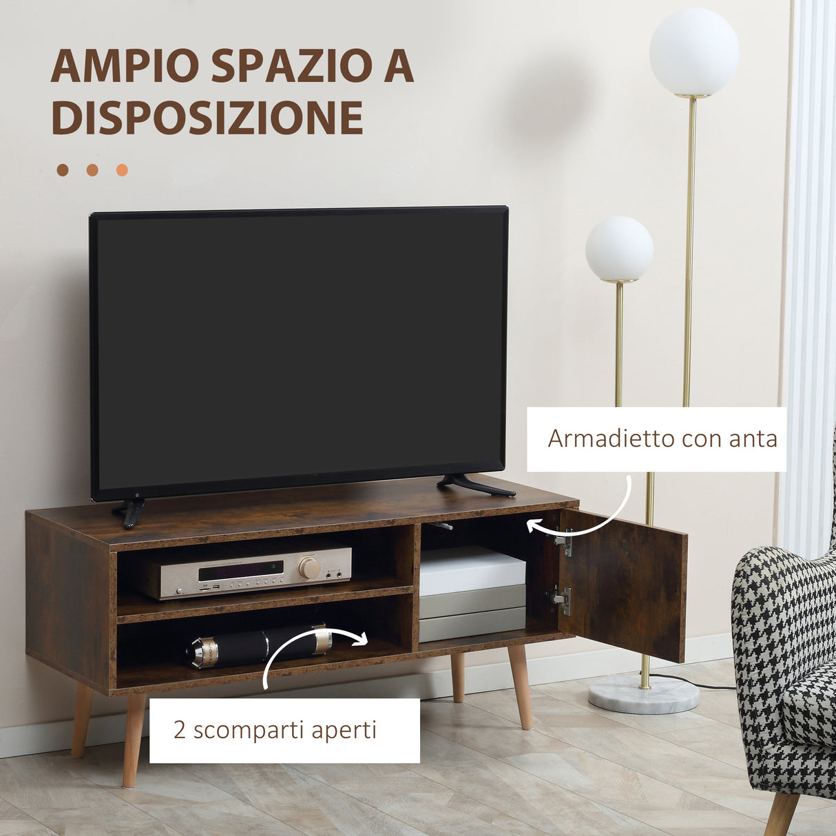 immagine-4-easycomfort-easycomfort-mobile-porta-tv-fino-a-55-con-vano-aperto-e-armadietto-in-legno-110x40x50cm-marrone