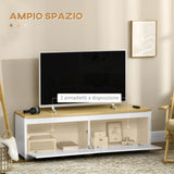 immagine-4-easycomfort-easycomfort-mobile-porta-tv-fino-a-65-con-armadietti-e-ante-a-ribalta-in-truciolato-140x37x45cm-bianco-e-color-legno
