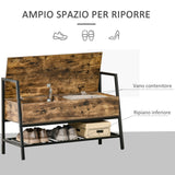 immagine-4-easycomfort-easycomfort-mobile-scarpiera-con-vano-contenitore-legno-e-metallo-marrone