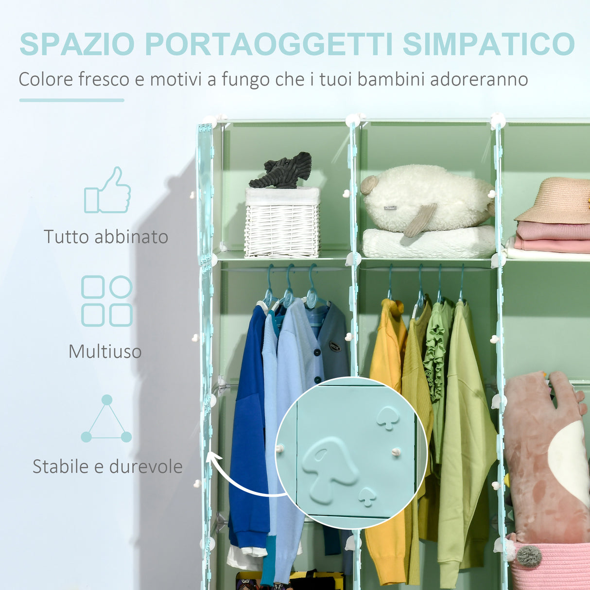 immagine-4-easycomfort-easycomfort-mobile-scarpiera-modulare-salvaspazio-a-fungo-16-cubi-in-acciaio-e-pp-145x47x145-cm-verde-e-blu