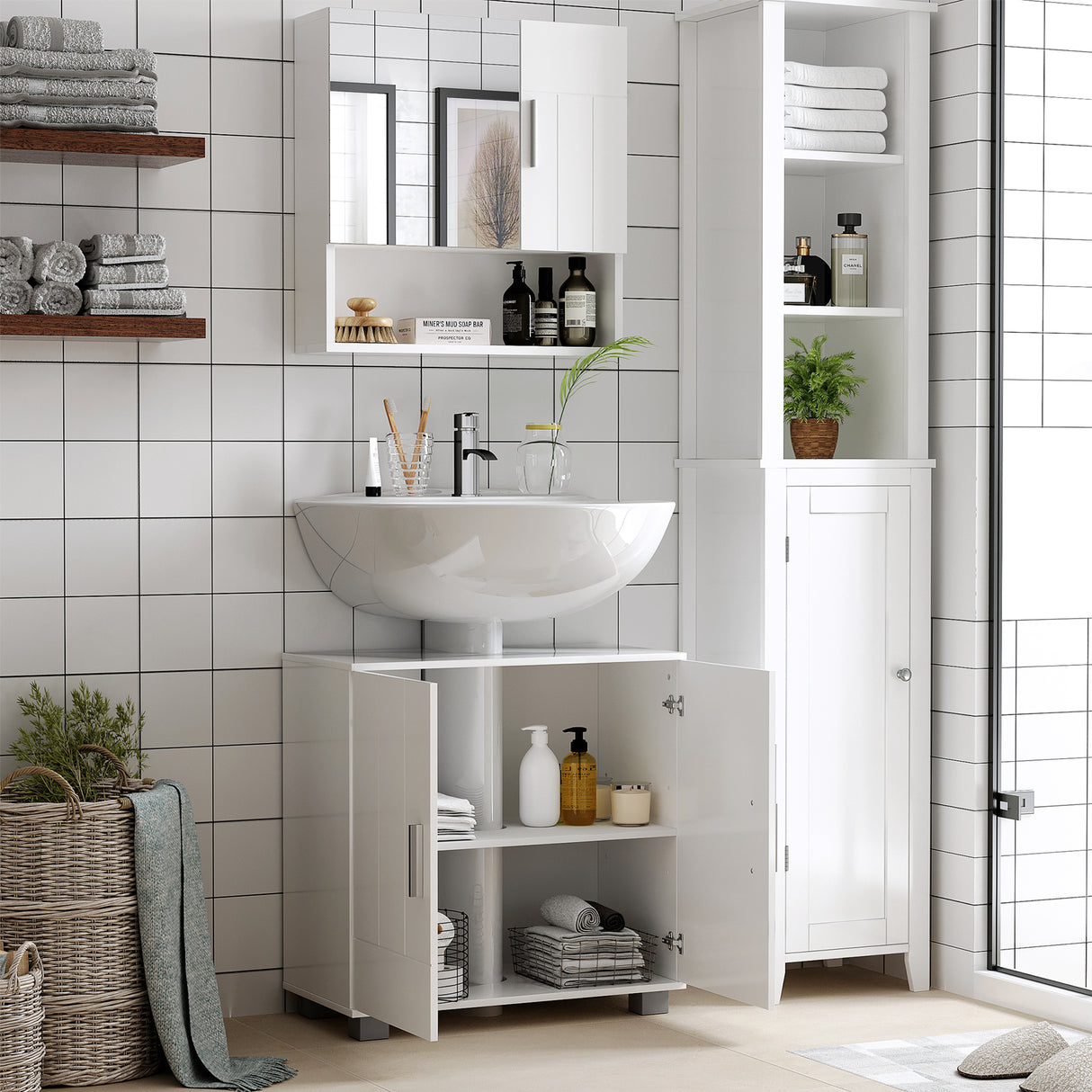 immagine-4-easycomfort-easycomfort-mobile-sotto-lavabo-bagno-a-u-con-2-ante-e-ripiano-interno-regolabile-60x30x60cm