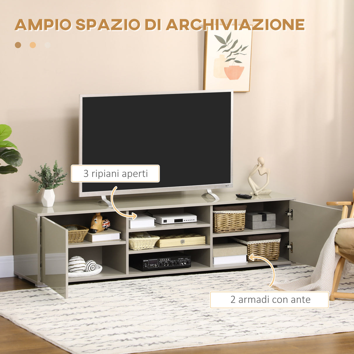 immagine-4-easycomfort-easycomfort-mobile-tv-basso-per-tv-70-max-in-mdf-grigio-con-3-ripiani-aperti-e-2-armadietti-160x39x41-2-cm