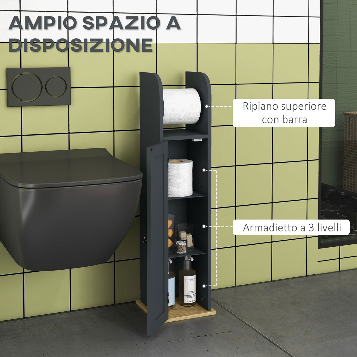 immagine-4-easycomfort-easycomfort-mobiletto-bagno-con-barra-e-armadietto-a-3-livelli-regolabili-in-mdf-e-truciolato-grigio