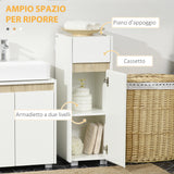 immagine-4-easycomfort-easycomfort-mobiletto-bagno-con-cassetto-e-armadietto-con-mensola-regolabile-in-legno-30x33x88cm-bianco