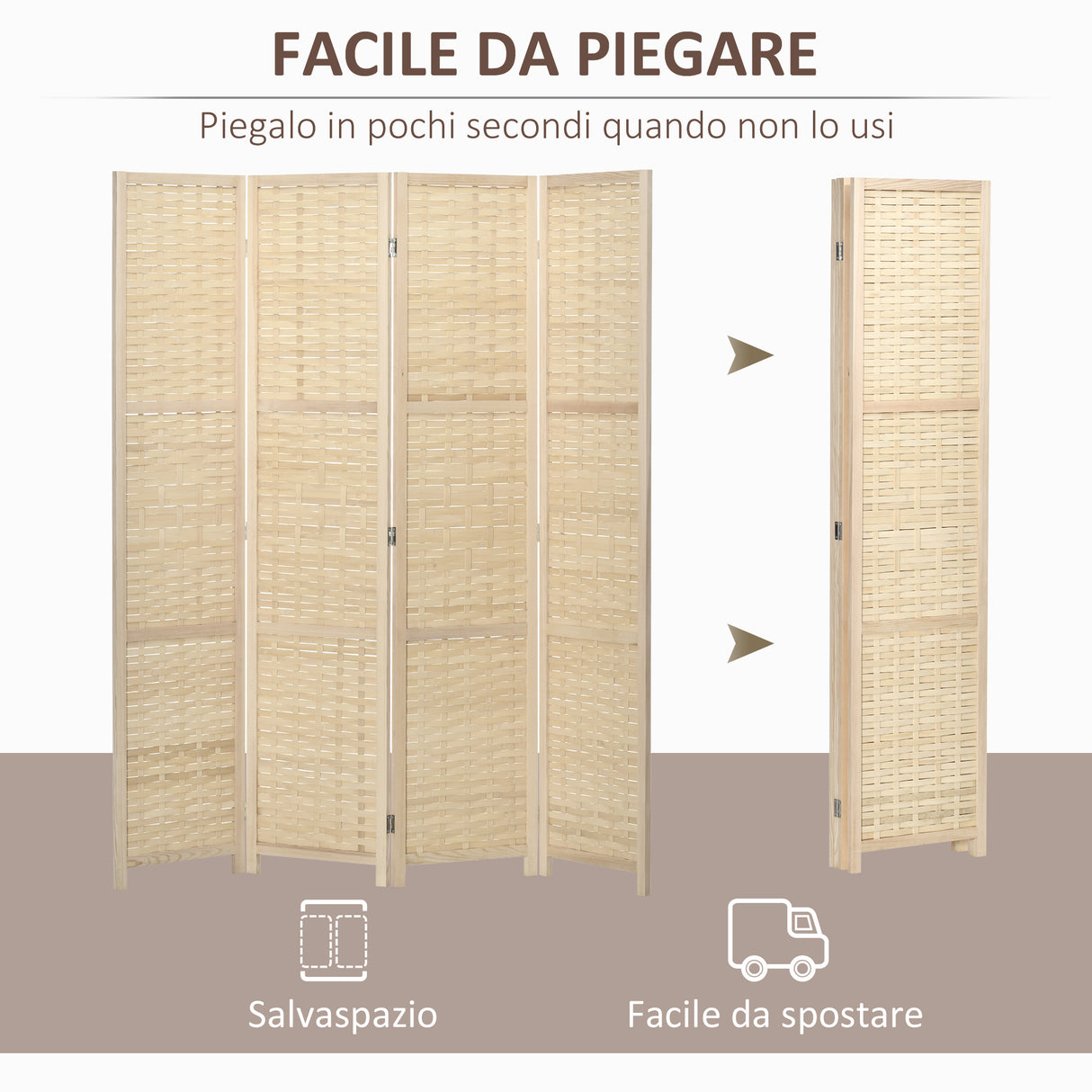 immagine-4-easycomfort-easycomfort-paravento-separe-da-interno-a-4-ante-in-legno-e-bambu-pieghevole-e-salvaspazio-altezza-170cm-marrone