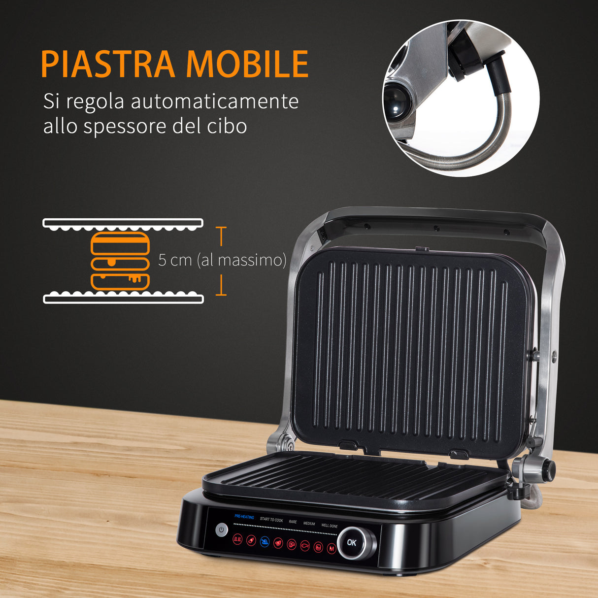 immagine-4-easycomfort-easycomfort-piastra-elettrica-bistecchiera-2100w-apribile-a-180-con-8-programmi-di-cottura-nero