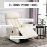 easycomfort easycomfort poltrona elettrica alzapersone reclinabile 145 poltrona relax elettrica in pelle pu con telecomando tasche laterali e poggiapiedi integrato crema ean 8055776913964