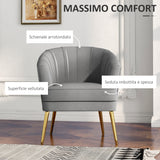 immagine-4-easycomfort-easycomfort-poltrona-in-velluto-imbottita-con-gambe-dorate-in-poliestere-e-acciaio-71x72x75cm-grigio