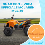 immagine-4-easycomfort-easycomfort-quad-per-bambini-3-8-anni-con-licenza-mclaren-e-fari-led-107x71x73-5-cm-nero-e-arancione