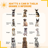 easycomfort easycomfort recinto per cani grandi a 6 pannelli modulabili in acciaio 164x83x100 cm nero