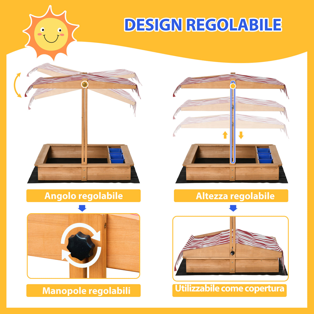 immagine-4-easycomfort-easycomfort-sabbiera-per-bambini-in-legno-con-tettuccio-regolabile-sedute-e-vaschette-107-5x107-5x110cm