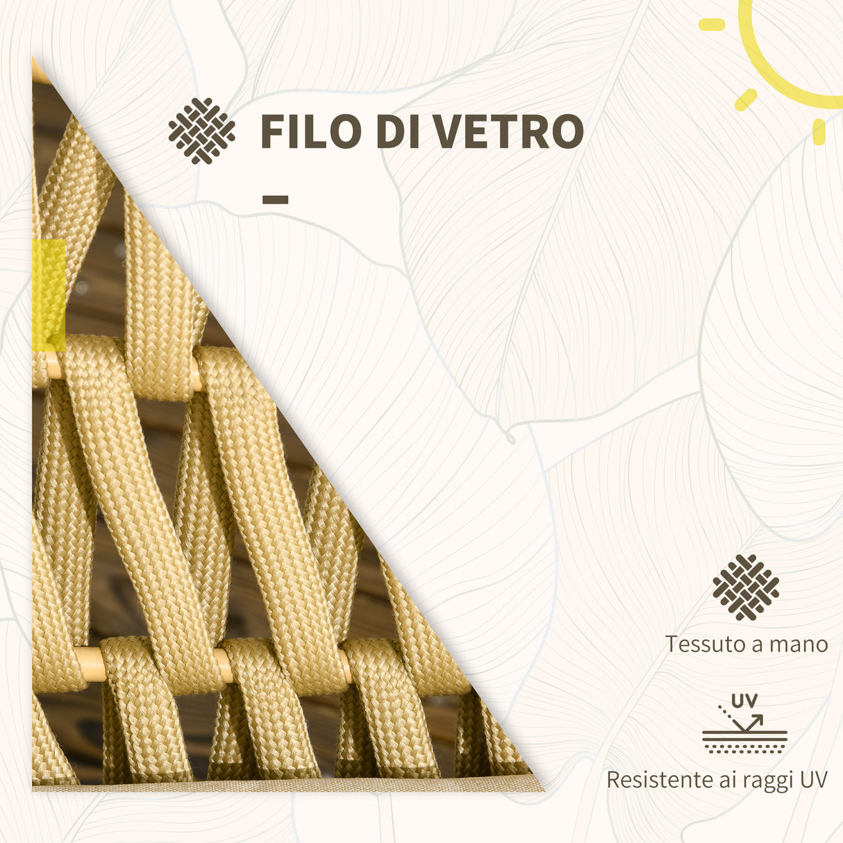 easycomfort easycomfort salotto da esterno con divano 2 posti 2 poltrone con cuscini e tavolino in vetro