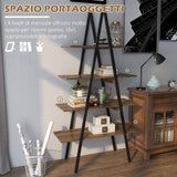 immagine-4-easycomfort-easycomfort-scaffale-libreria-4-livelli-in-truciolato-e-acciaio-ad-a