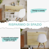 immagine-4-easycomfort-easycomfort-scrivania-a-muro-pieghevole-e-salvaspazio-con-ripiani-per-casa-e-ufficio-in-truciolato-100x18x74-cm