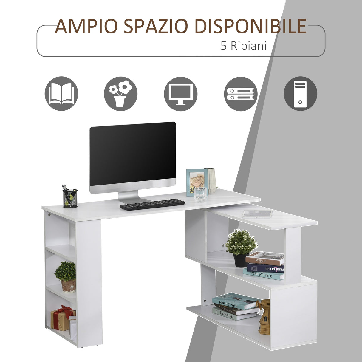 immagine-4-easycomfort-easycomfort-scrivania-ad-angolo-con-5-ripiani-120-x-100-x-74-5cm-bianca-ean-8054111845861