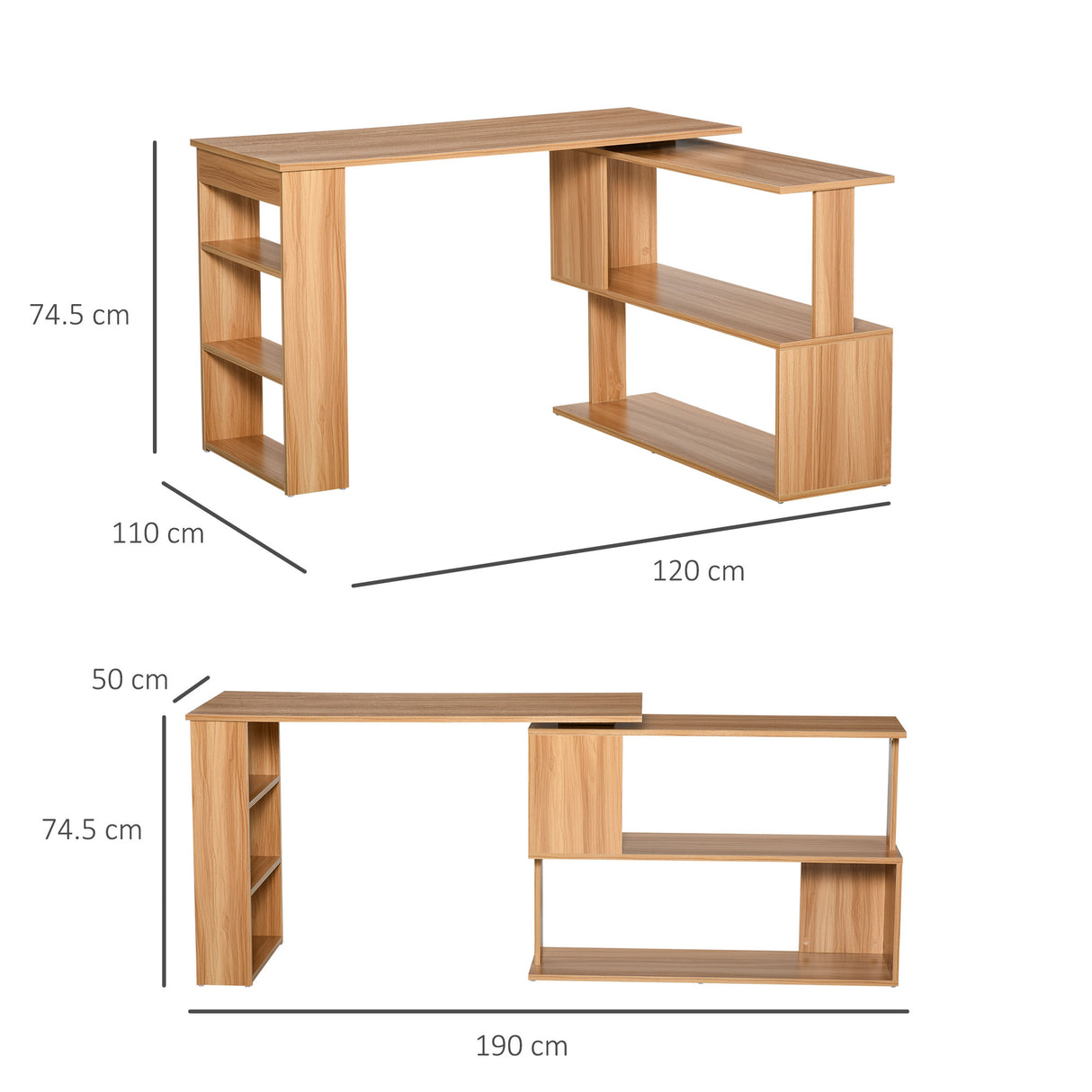 immagine-4-easycomfort-easycomfort-scrivania-computer-pc-angolare-con-design-a-l-girevole-a-5-ripiani-per-casa-e-ufficio-tavolo-da-pranzo-in-legno-120x110x74-5-cm-ean-8054111849715