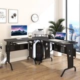 immagine-4-easycomfort-easycomfort-scrivania-gaming-per-casa-o-ufficio-angolare-e-salvaspazio-con-ripiano-tastiera-estraibile-165x145x86-5cm-nera-ean-8054111848558