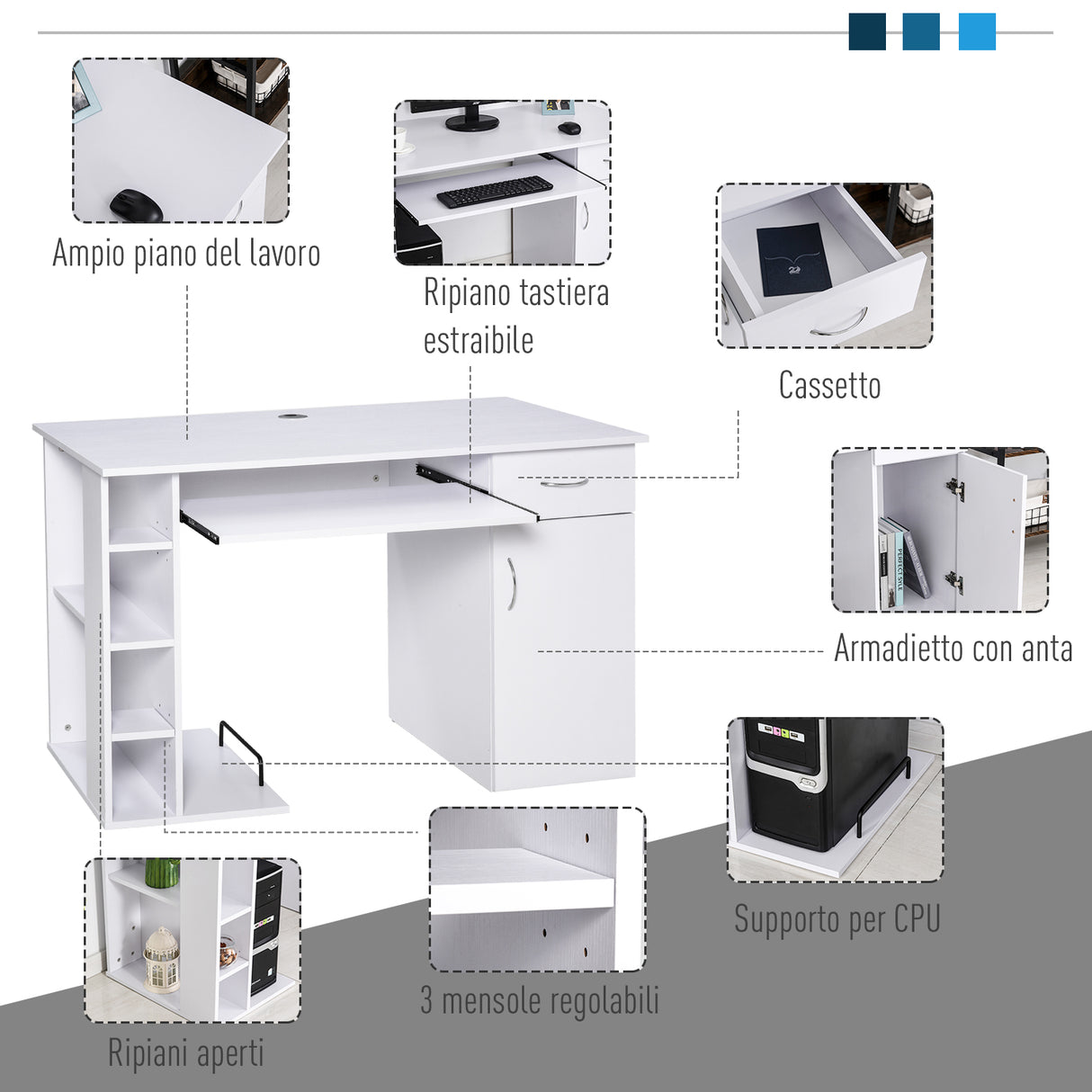 immagine-4-easycomfort-easycomfort-scrivania-per-pc-ergonomica-con-mensole-armadietto-cassetto-e-piano-tastiera-estraibile-bianca-120x60x74cm-ean-8054111849340