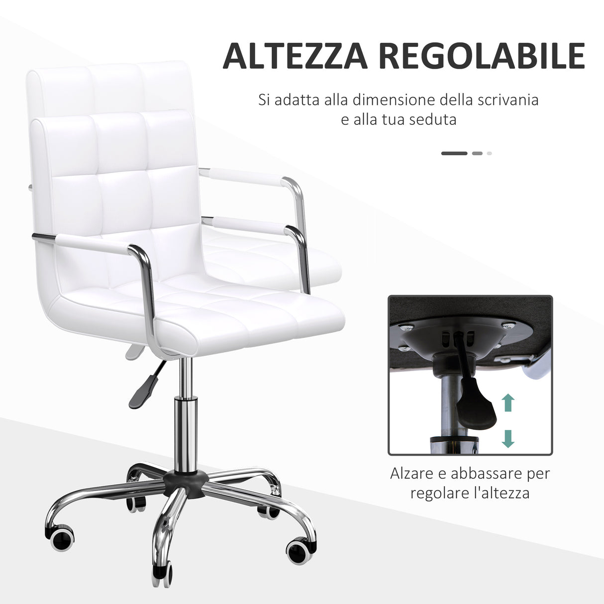 immagine-4-easycomfort-easycomfort-sedia-da-ufficio-in-pelle-pu-bianca-con-5-ruote-girevoli-imbottitura-e-altezza-regolabile-52-5x54x84-99cm-ean-8054111844024