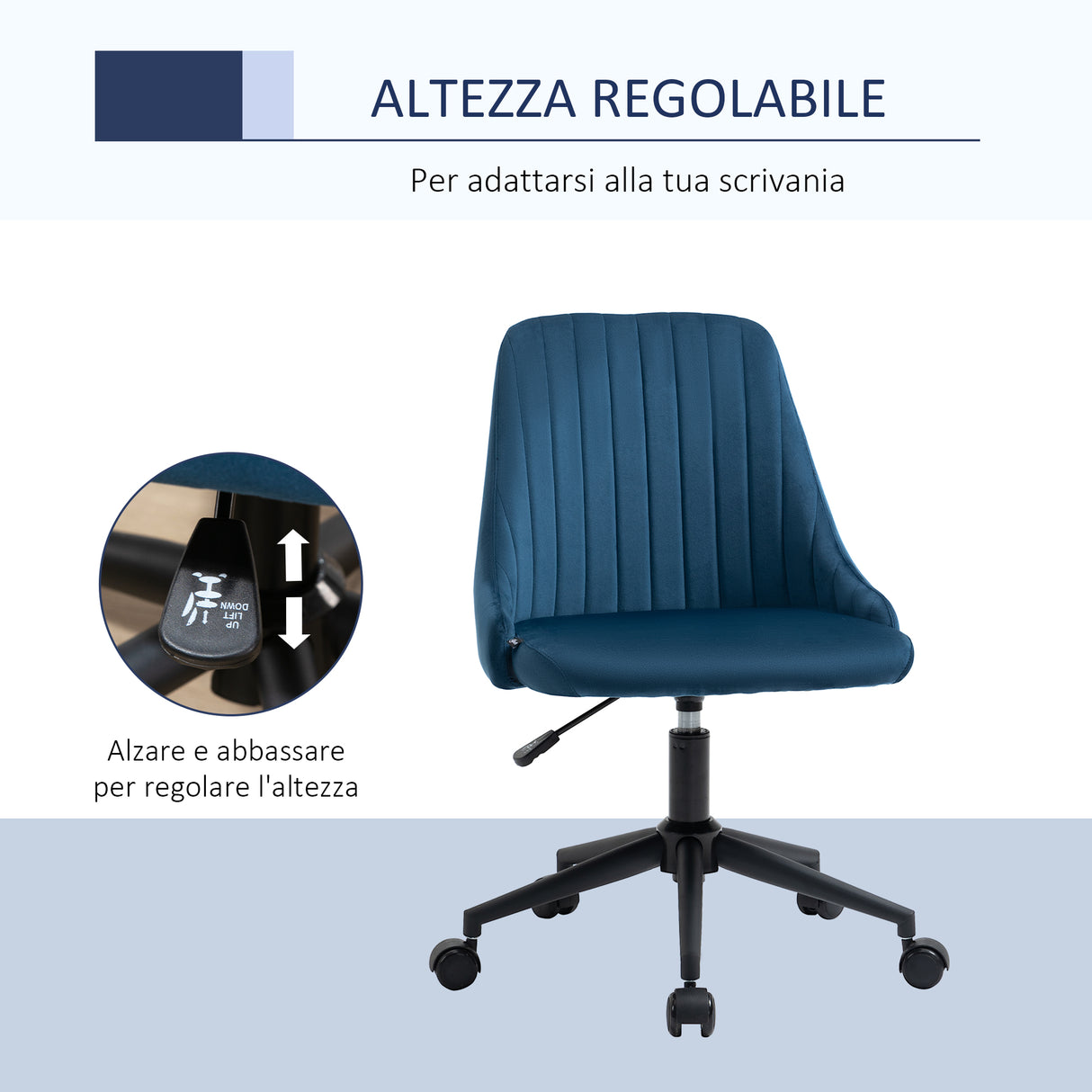 immagine-4-easycomfort-easycomfort-sedia-da-ufficio-in-velluto-blu-con-altezza-regolabile-sedia-ergonomica-girevole-a-360-e-ruote-50x58x77-87cm